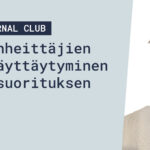 Journal club -esityksen pitäjän kasvokuva ja esityksen otsikkoteksti.